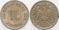 Kleinmünzen-Kaiserreich 10 Pfennig Grosser Adler -