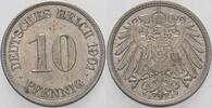 Kleinmünzen-Kaiserreich 10 Pfennig Grosser Adler -