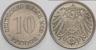 Kleinmünzen-Kaiserreich 10 Pfennig Grosser Adler -