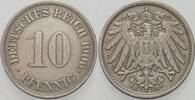 Kleinmünzen-Kaiserreich 10 Pfennig Grosser Adler -