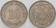 Kleinmünzen-Kaiserreich 10 Pfennig Grosser Adler -