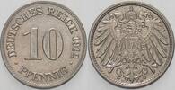 Kleinmünzen-Kaiserreich 10 Pfennig Grosser Adler -