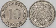 Kleinmünzen-Kaiserreich 10 Pfennig Grosser Adler -