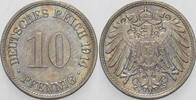 Kleinmünzen-Kaiserreich 10 Pfennig Grosser Adler -