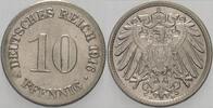 Kleinmünzen-Kaiserreich 10 Pfennig Grosser Adler -