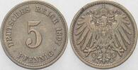 Kleinmünzen-Kaiserreich 5 Pfennig Grosser Adler -