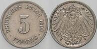 Kleinmünzen-Kaiserreich 5 Pfennig Grosser Adler -