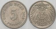 Kleinmünzen-Kaiserreich 5 Pfennig Grosser Adler -
