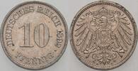 Kleinmünzen-Kaiserreich 10 Pfennig Grosser Adler -