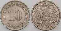 Kleinmünzen-Kaiserreich 10 Pfennig Grosser Adler -