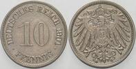 Kleinmünzen-Kaiserreich 10 Pfennig Grosser Adler -