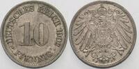 Kleinmünzen-Kaiserreich 10 Pfennig Grosser Adler -