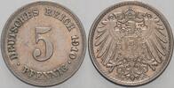 Kleinmünzen-Kaiserreich 5 Pfennig Grosser Adler -