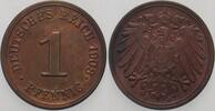 Kleinmünzen-Kaiserreich 1 Pfennig Grosser Adler -