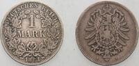 Kleinmünzen-Kaiserreich 1 Mark Kleiner Adler -