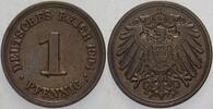 Kleinmünzen-Kaiserreich 1 Pfennig Grosser Adler -