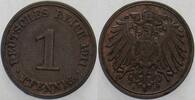 Kleinmünzen-Kaiserreich 1 Pfennig Grosser Adler -