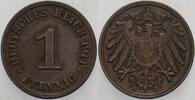 Kleinmünzen-Kaiserreich 1 Pfennig Grosser Adler -