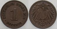 Kleinmünzen-Kaiserreich 1 Pfennig Grosser Adler -