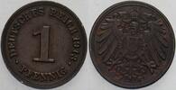 Kleinmünzen-Kaiserreich 1 Pfennig Grosser Adler -