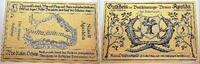 Deutsche Serienscheine 5 Mark Apolda 1918-1922. -