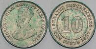 Straits Settlements 10 Cents Georg V. , 1910-1936 -