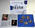 Deutschland 5 x 10 EURO SILBERGEDENKMÜNZENSET -