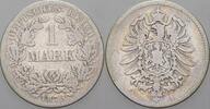 Kleinmünzen-Kaiserreich 1 Mark Kleiner Adler -