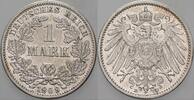 Kleinmünzen-Kaiserreich 1 Mark Grosser Adler -