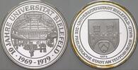 Bielefelder Medaillen Silbermedaille (1000er) 10 JAHRE UNIVERSITÄT BIELEFELD -