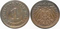 Kleinmünzen-Kaiserreich 1 Pfennig Grosser Adler -