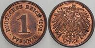 Kleinmünzen-Kaiserreich 1 Pfennig Grosser Adler -