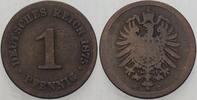 Kleinmünzen-Kaiserreich 1 Pfennig Kleiner Adler -