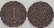 Kleinmünzen-Kaiserreich 1 Pfennig Grosser Adler -