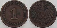 Kleinmünzen-Kaiserreich 1 Pfennig Grosser Adler -