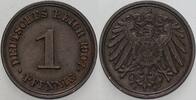 Kleinmünzen-Kaiserreich 1 Pfennig Grosser Adler -