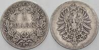 Kleinmünzen-Kaiserreich 1 Mark Kleiner Adler -