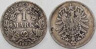 Kleinmünzen-Kaiserreich 1 Mark Kleiner Adler -