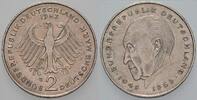 2 Mark Kursmünzen 2 Deutsche Mark 1983 G Konrad Adenauer VF