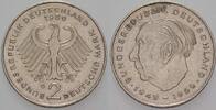 2 Mark Kursmünzen 2 Deutsche Mark Theodor Heuss -