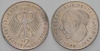 2 Mark Kursmünzen 2 Deutsche Mark Theodor Heuss -