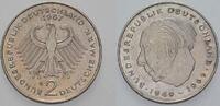 2 Mark Kursmünzen 2 Deutsche Mark Theodor Heuss -