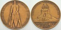 Sachsen-Leipzig, Stadt Bronzemedaille VÖLKERSCHLACHTDENKMAL -