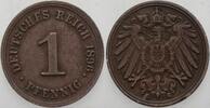 Kleinmünzen-Kaiserreich 1 Pfennig Grosser Adler -