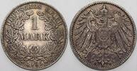 Kleinmünzen-Kaiserreich 1 Mark Grosser Adler -