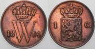 Niederlande-Königreich 1 Cent Willem III., 1849-1890. -