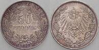 Kleinmünzen-Kaiserreich 50 Pfennig Grosser Adler -