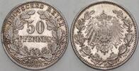 Kleinmünzen-Kaiserreich 50 Pfennig Grosser Adler -