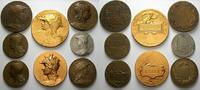 Frankreich Lot von 8 x Bronzemedaillen Dritte Republik 1870-1940. -