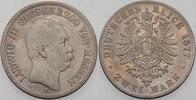 Hessen 2 Mark Ludwig III. 1848-1877. -